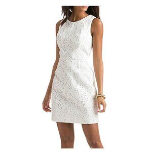 Vineyard Vines 143rd Kentucky Derby White Lace Shift Dress Size 2